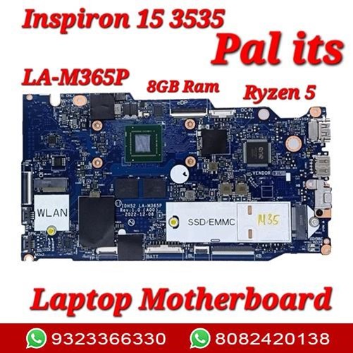 DELL INSPIRION 15 3535 LA-M365P LAPTOP MOTHERBOARD